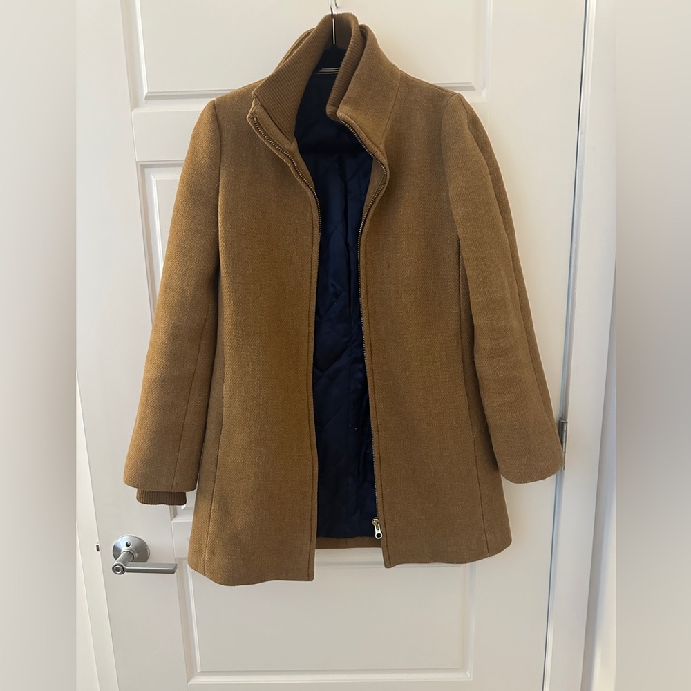 J CREW Italian Wool Coat Size 4